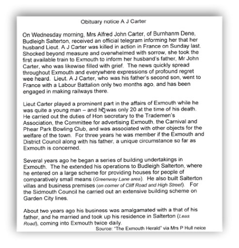 carter alfred john obit